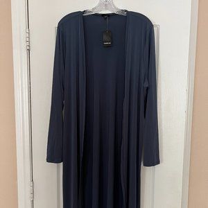 NWT - Torrid Navy Long Sleeve Duster - Sz. 2 - 2x - 18-20